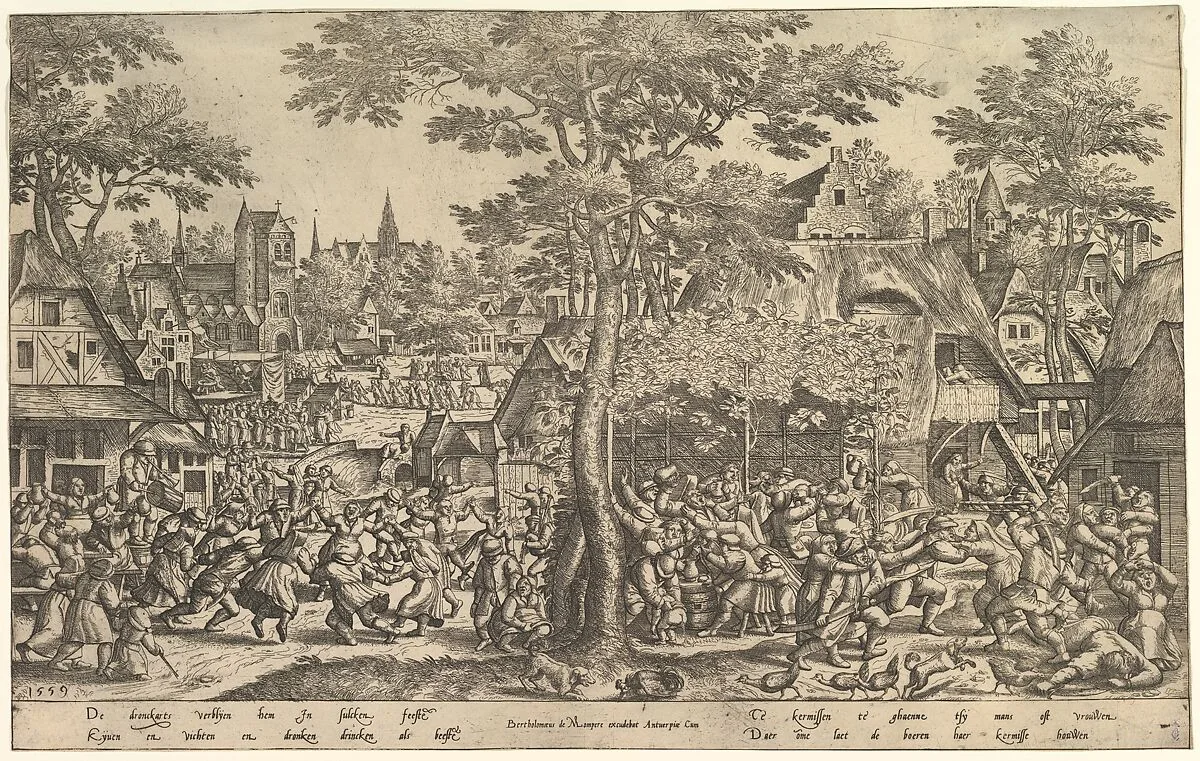 Peasant Fair — Peeter van der Borcht|Bartholomeus de Momper