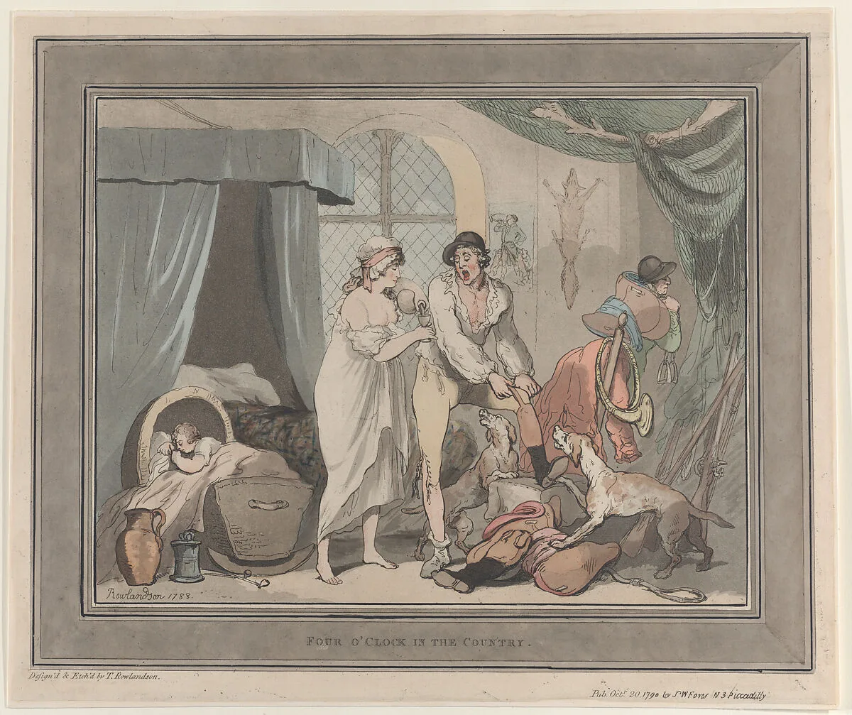 Four O'Clock in the Country — S. W. Fores|Thomas Rowlandson