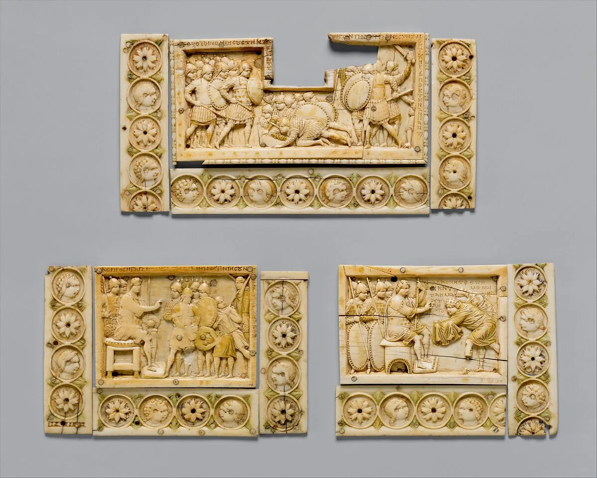 Plaques with Scenes from the Story of Joshua — Unknown