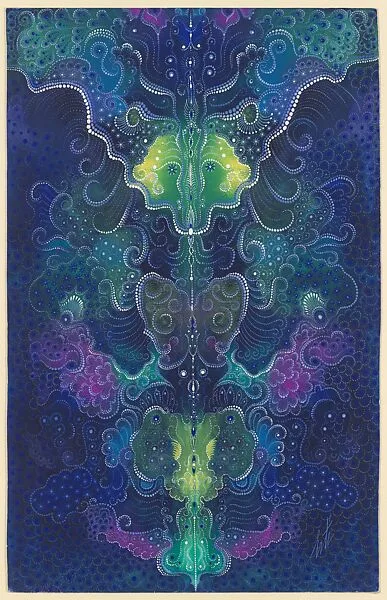 Curtain Design for "Fantasme" (1928) — Erté (Romain de Tirtoff)