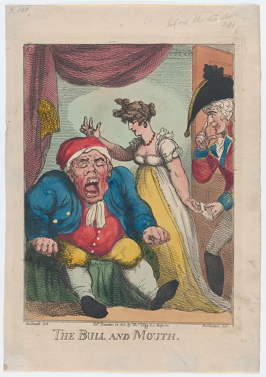 The Bull and Mouth — George Murgatroyd Woodward|Thomas Rowlandson|Thomas Tegg