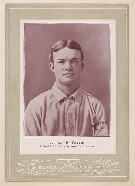 Luther H. Taylor from Sporting Life Cabinets (W600) — Sporting Life