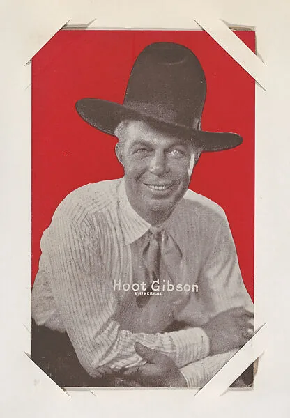 Hoot Gibson from Western Stars or Scenes Exhibit Cards series (W412) — Unknown