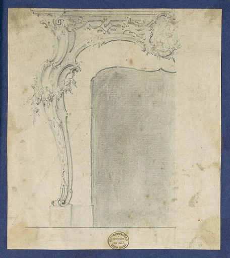 Chimneypiece, in Chippendale Drawings, Vol. I