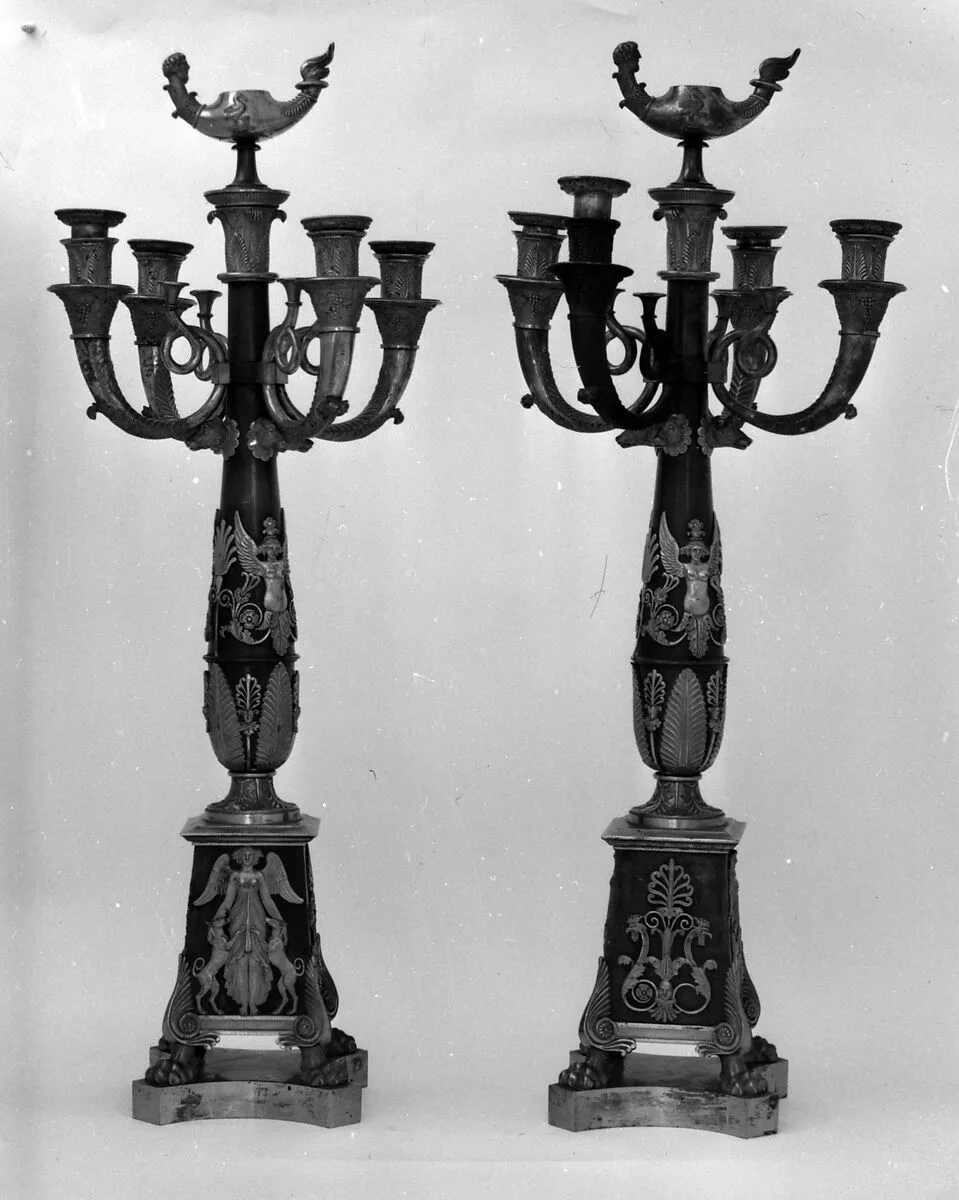 Pair of candelabra — Unknown