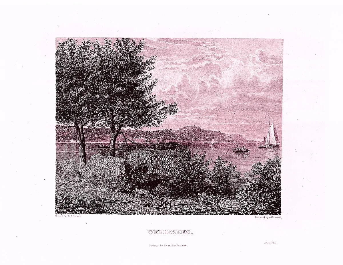 The American Landscape, No. 1, Engraved from Nature Expressly for This Work, and from Well Authenticated Pictures, With Historical and Topographical Illustrations — William Cullen Bryant|Elam Bliss|Asher Brown Durand|James Smillie|William James Bennett|Robert Walter Weir