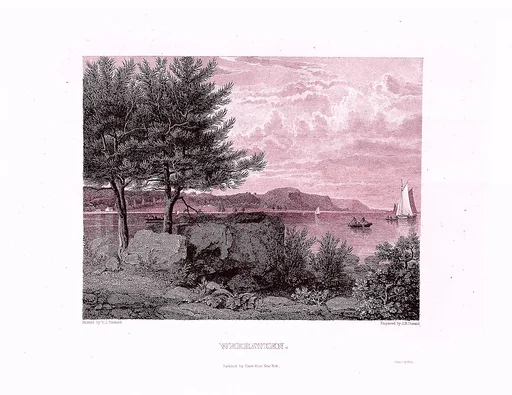 The American Landscape, No. 1, Engraved from Nature Expressly for This Work, and from Well Authenticated Pictures, With Historical and Topographical Illustrations
