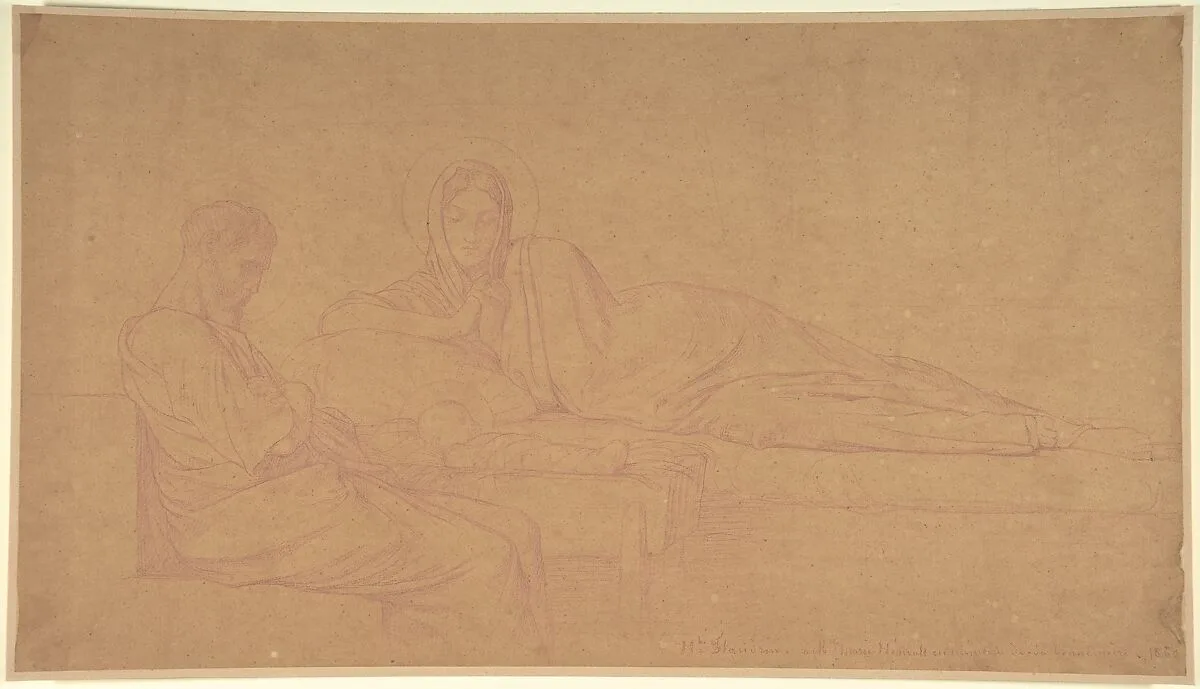 The Nativity — Hippolyte Flandrin