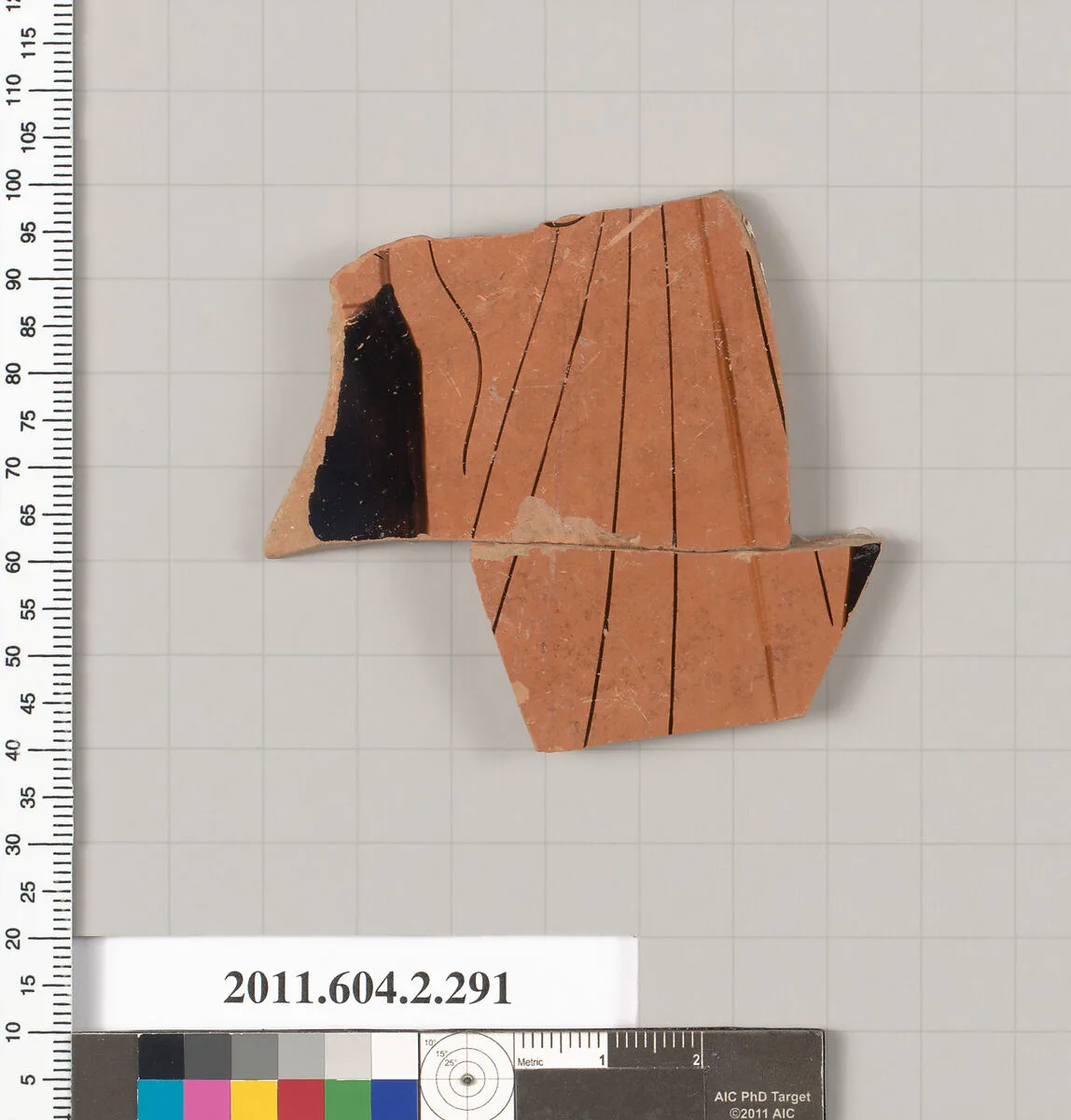 Terracotta fragment of a column-krater (bowl for mixing wine and water) — Unknown