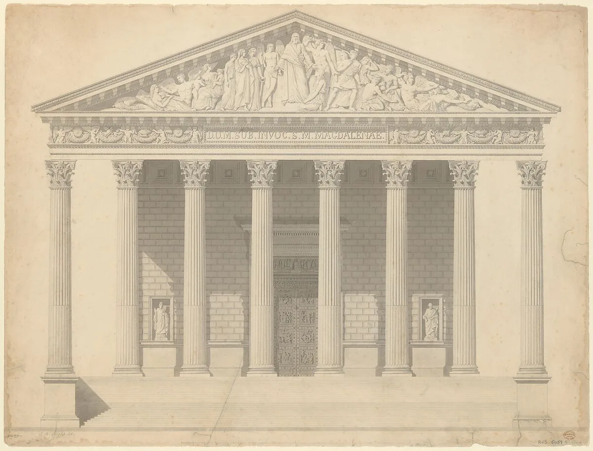 Façade of the Madeleine, Paris — Jean-Arnould Léveil