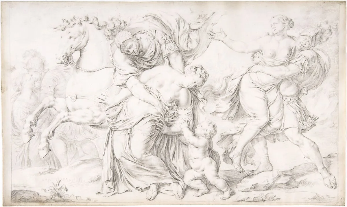 The Rape of the Sabines — Willem van Mieris