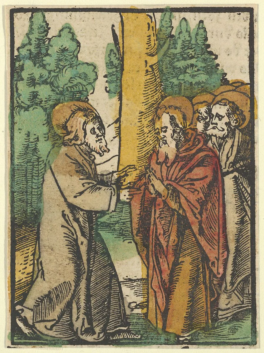 Christ Teaching the Disciples, 1, from Das Plenarium — Hans Schäufelein|Adam Petri
