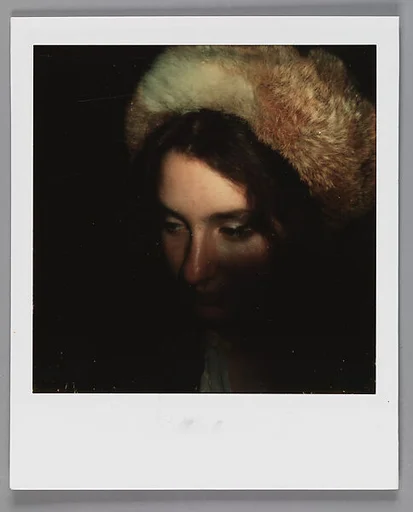 [Carla Steiger in Fur Hat, Oberlin, Ohio]