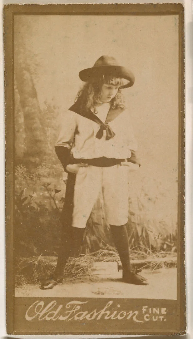 Actress wearing sailor costume, from the Actresses series (N664) promoting Old Fashion Fine Cut Tobacco — Unknown