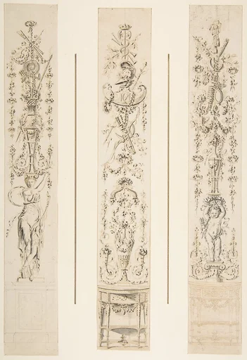 Three Designs for Panels of Arabesques