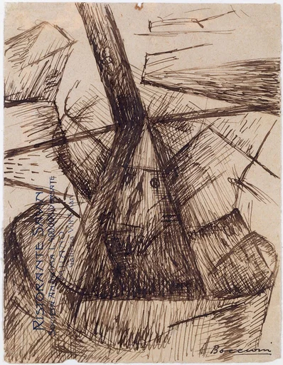 Study for "Fusion of a Head and a Window"