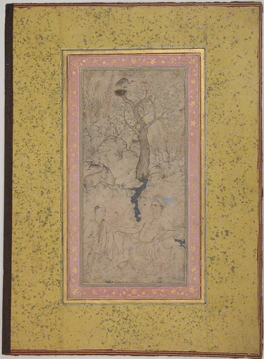 Youthful Falconers in a Landscape