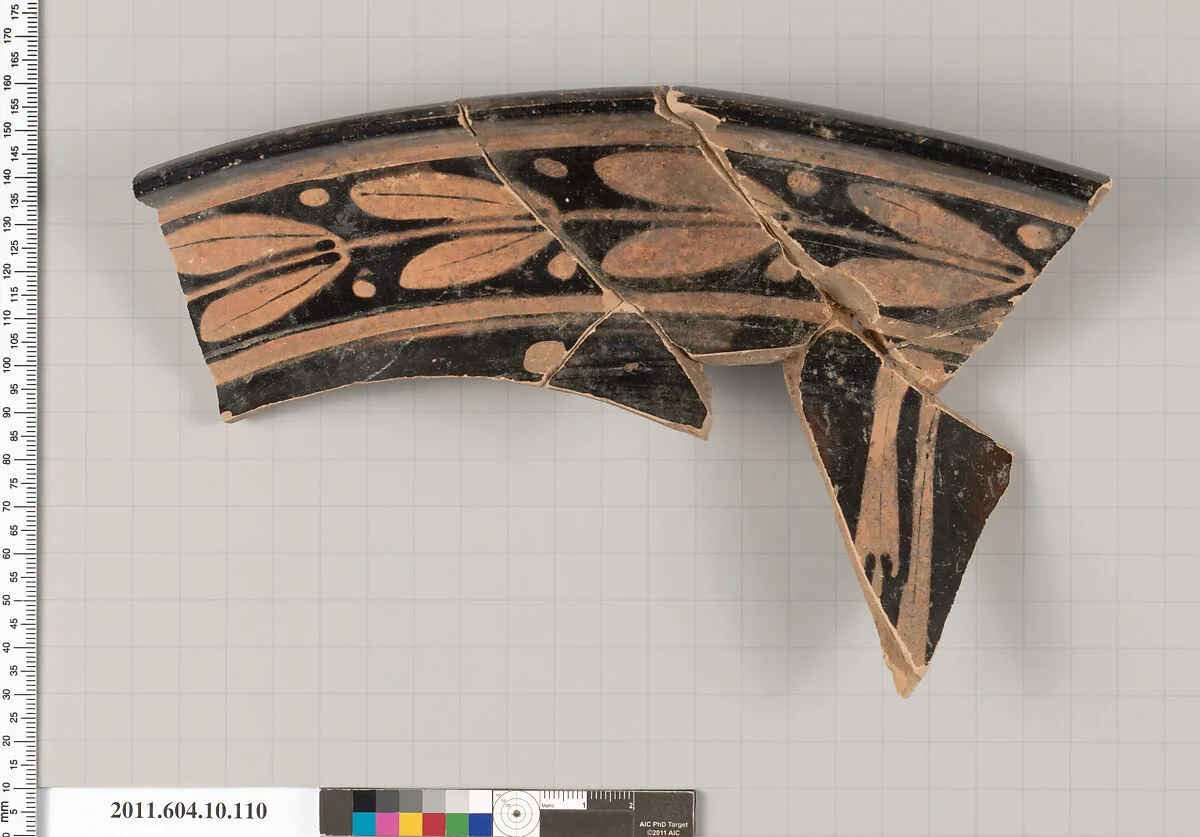 Terracotta fragment of a bell-krater (deep bowl) — Unknown