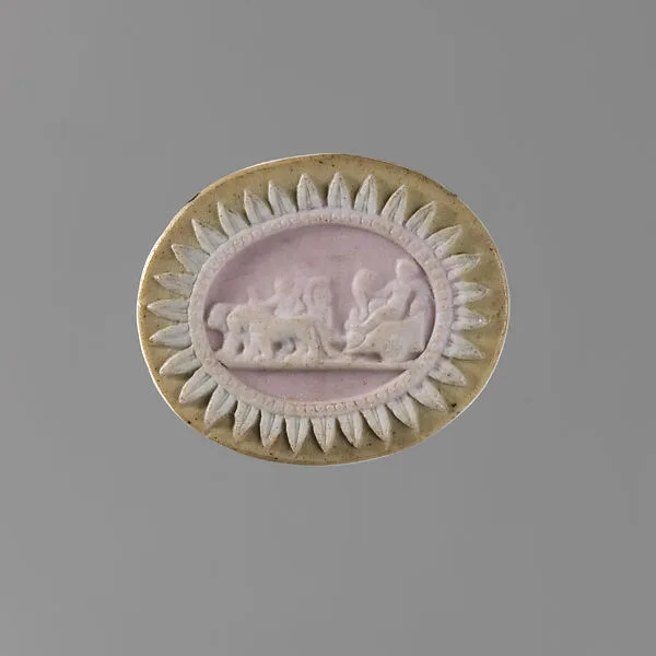 Figure in chariot drawn by two lions — Josiah Wedgwood and Sons