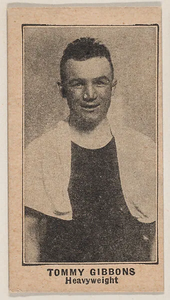 Tommy Gibbons, Heavyweight, from Boxers strip cards (W580) — Unknown