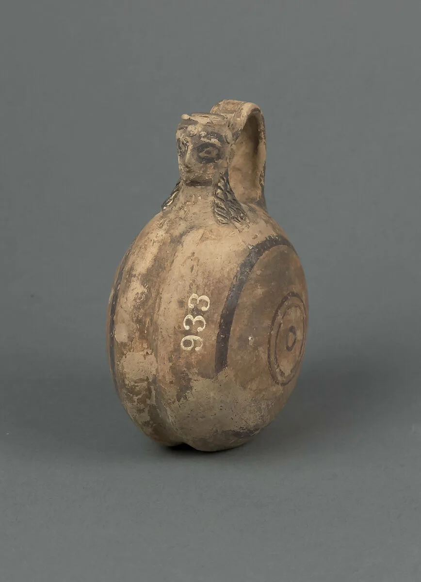 Jug with female head — Unknown