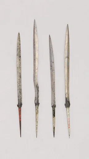 Four Cock's Spurs with Case