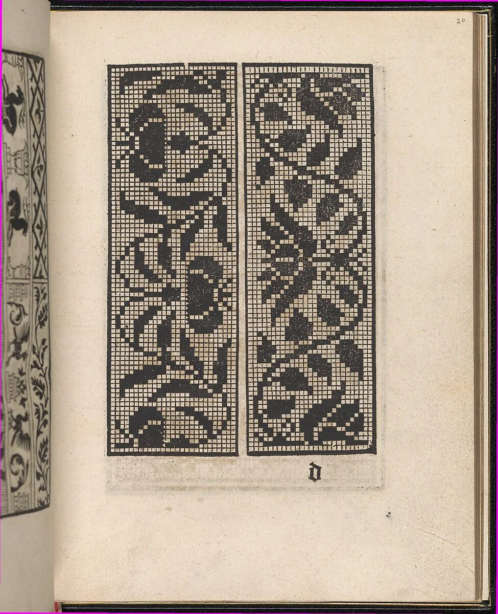 Page from Ein new kunstlich Modelbuch...(Page 20r) — Peter Quentel
