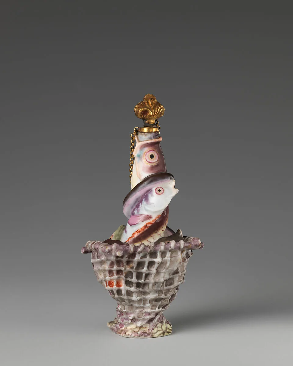 Fish in net — Chelsea Porcelain Manufactory