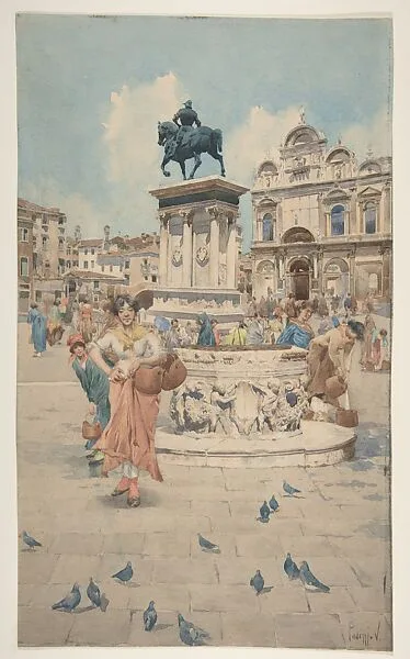 Piazza di Scuola San Marco, Venice — V. Pasini