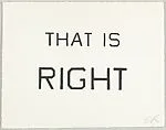 That is Right — Edward Ruscha|Ed Hamilton|Edward Ruscha