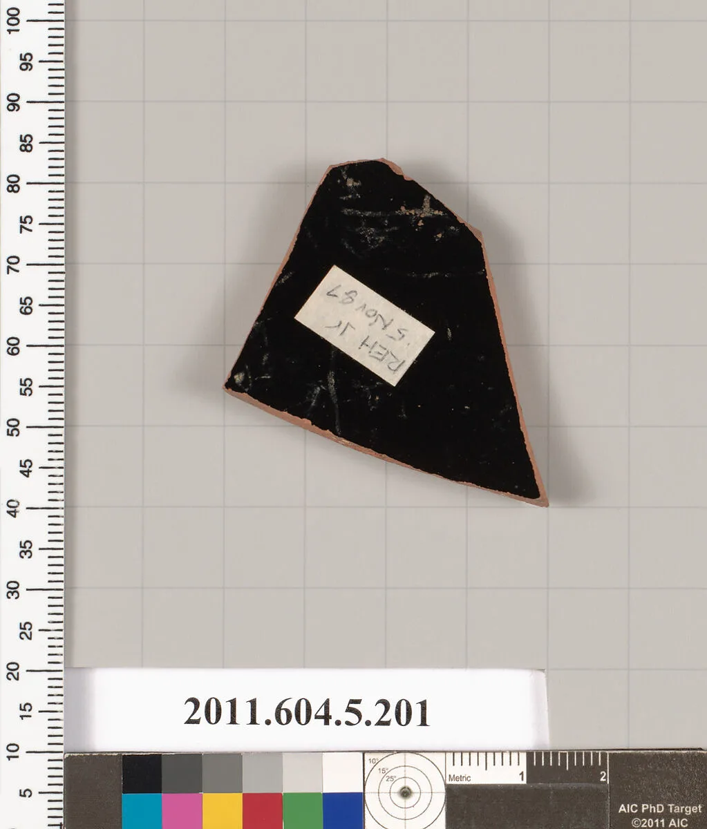 Terracotta fragment of a kylix (drinking cup) — Unknown
