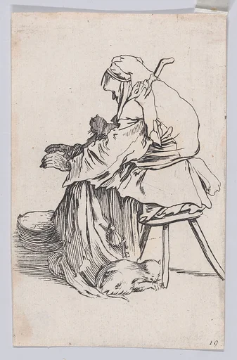 Copy of La Vieille aux Chats (The Old Woman with Cats), from "Les Gueux suite appelée aussi Les Mendiants, Les Baroni, ou Les Barons" (The Beggars, also called the Barons)