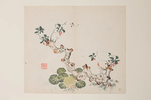 明 十竹齋書畫譜 四開|Leaf from the Ten Bamboo Studio Manual of Painting and Calligraphy