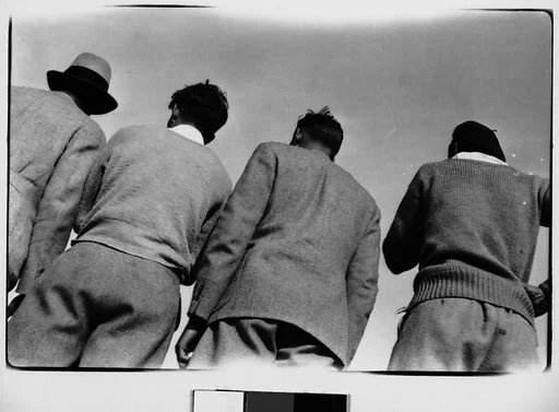 [Spectators, From Behind and Below, Darien, Connecticut]