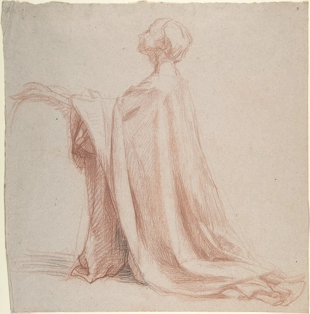 Kneeling Draped Figure — Alexandre Laemlein