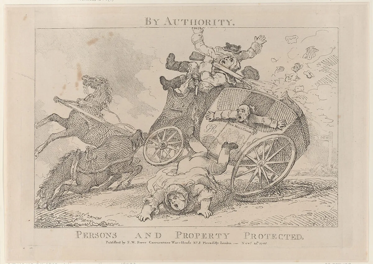 By Authority. Persons and Property Protected — S. W. Fores|Thomas Rowlandson