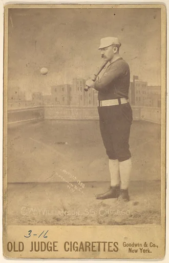 C.W. Williamson, Shortstop, Chicago, from the series Old Judge Cigarettes