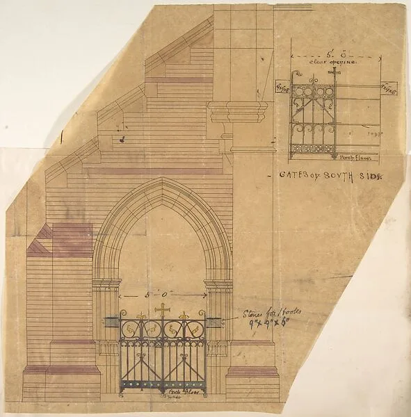 Design for Church Porch and Gates — Richardson Ellson & Co.