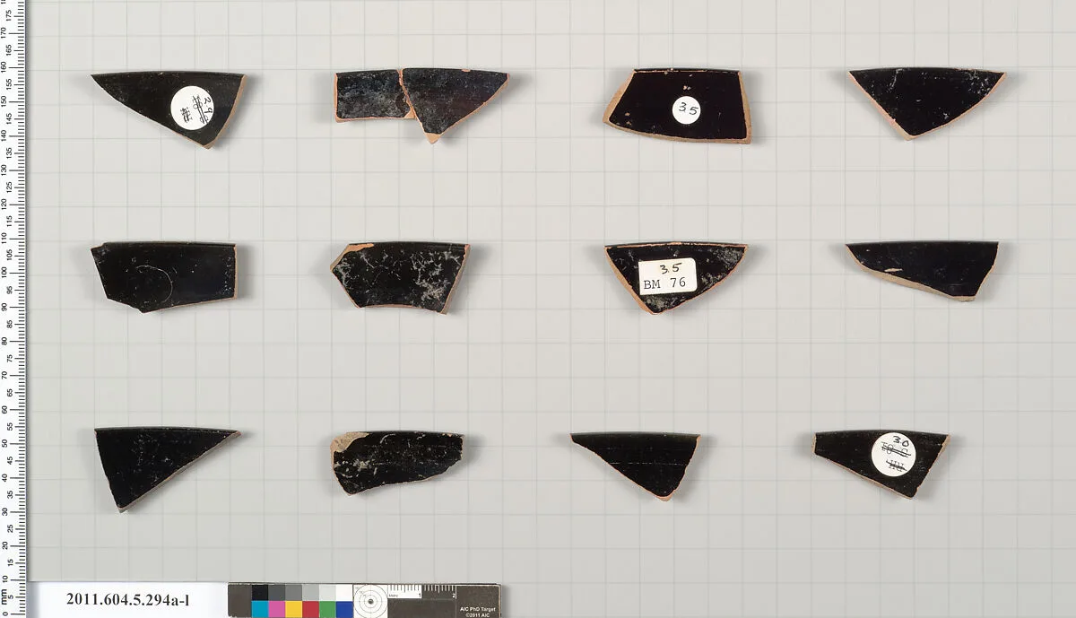 Terracotta rim fragments of kylikes (drinking cups) — Unknown