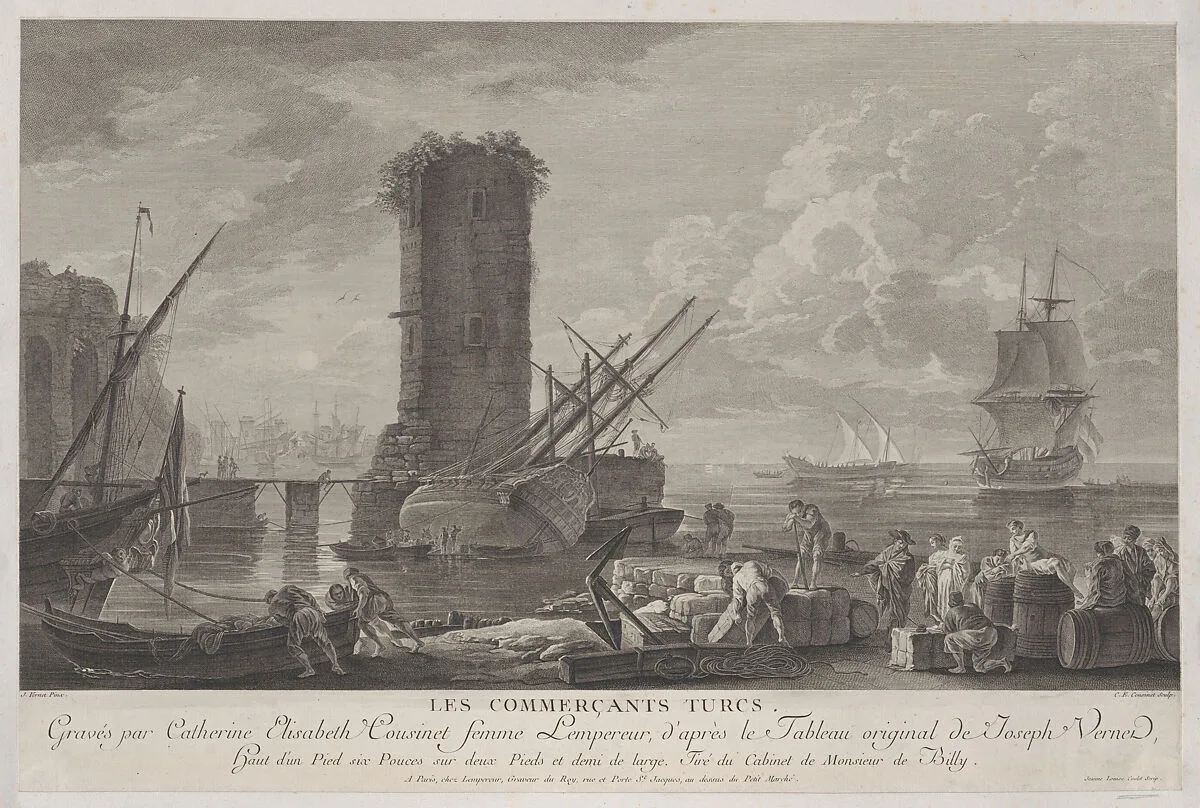 Turkish Traders — Joseph Vernet|Elisabeth Cousinet Lempereur
