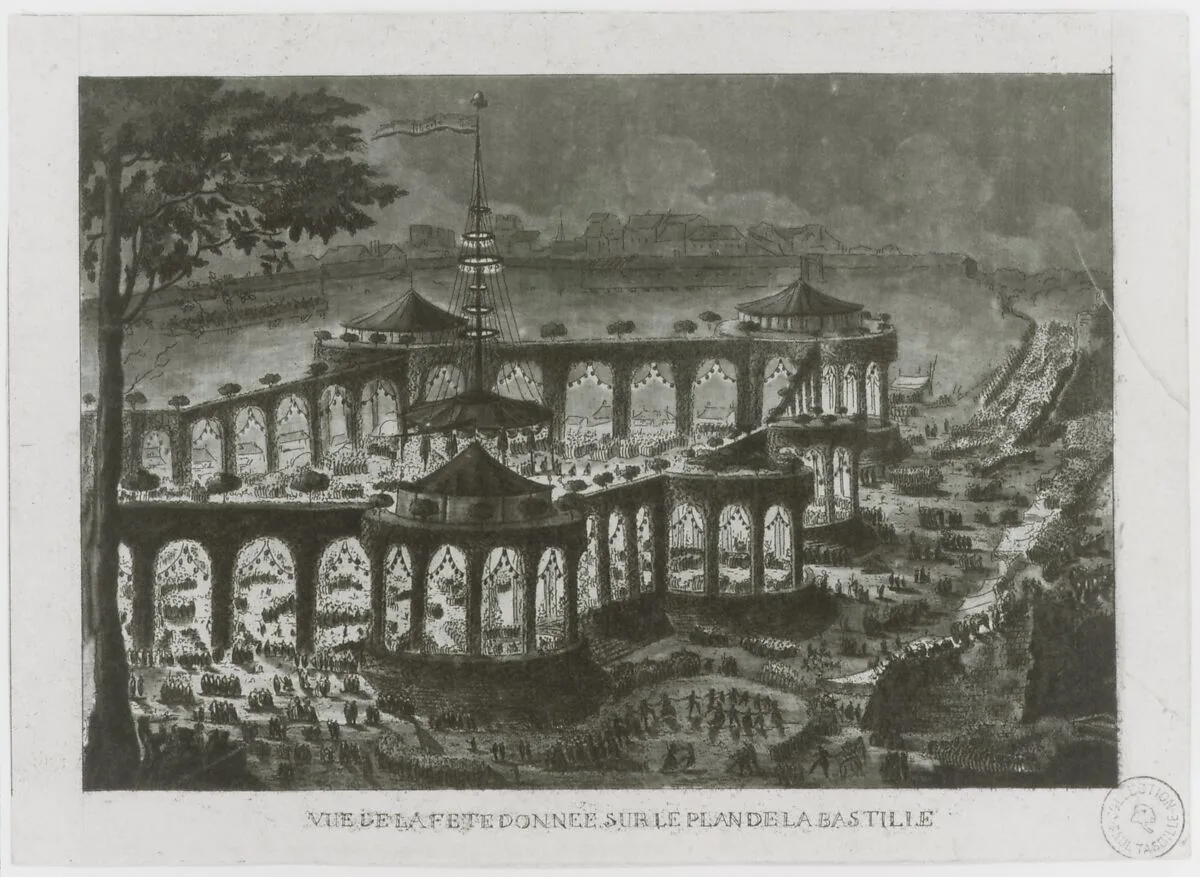 Anniversary of the Fall of the Bastille, Paris, July 1790 — Anonymous, French, 18th century