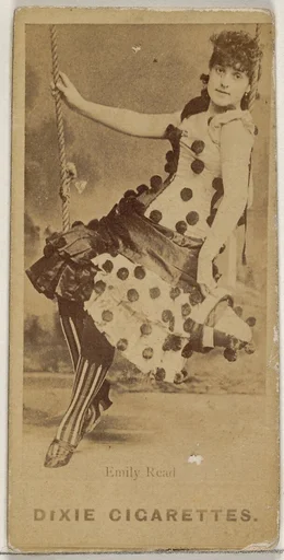 Emily Read, from the Actors and Actresses series (N45, Type 7) for Dixie Cigarettes