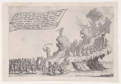Le Char du Mont Parnasse (The Chariot of Mount Parnassus), from Guerre de Beauté (Guerra di Bellezza) (War of Beauty)