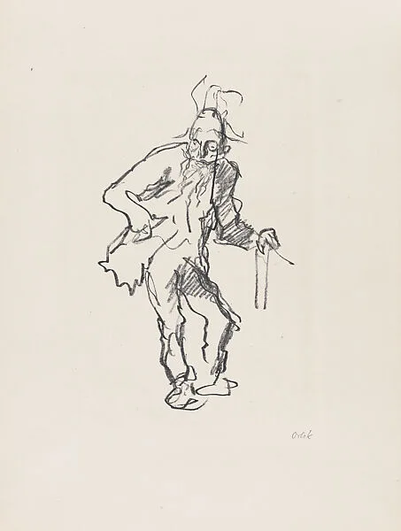 Werner Krauss as Schigolch — Emil Orlik|Neue Kunsthandlung, Berlin