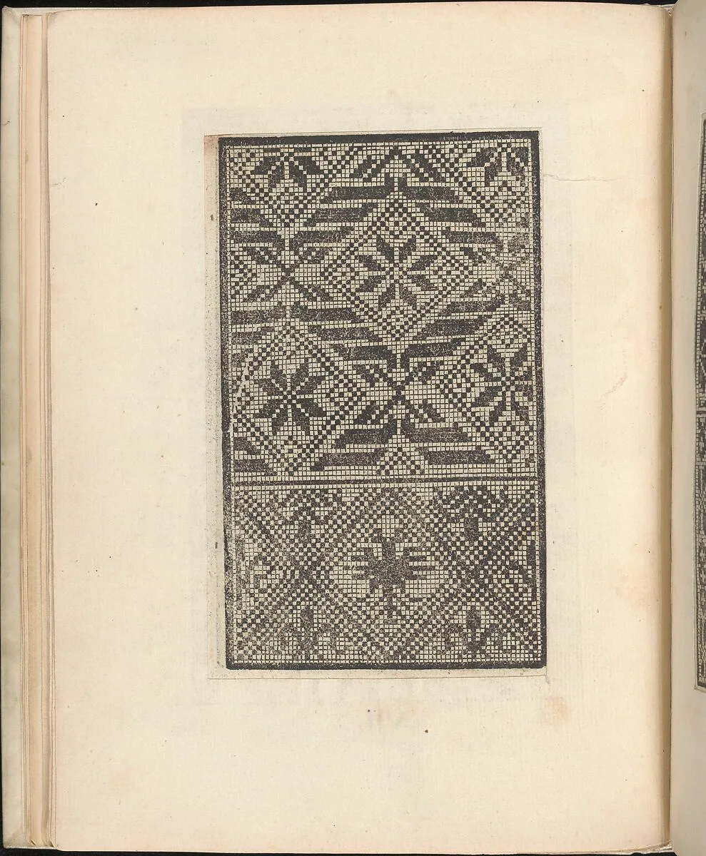 Esemplario di lavori, page 7 (verso) — Nicolò Zoppino