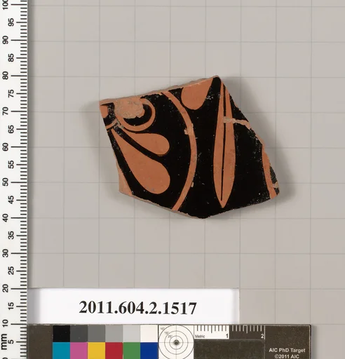 Terracotta fragment of a skyphos (deep drinking cup)
