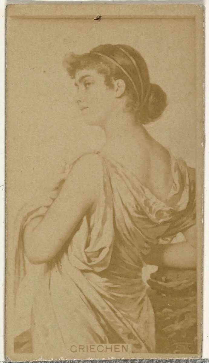 Griechen, from the Actors and Actresses series (N145-8) issued by Duke Sons & Co. to promote Duke Cigarettes — American Tobacco Company|W. Duke, Sons & Co.