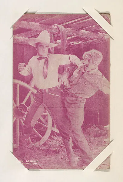 Wm. Desmond from Western Stars or Scenes Exhibit Cards series (W412) — Unknown