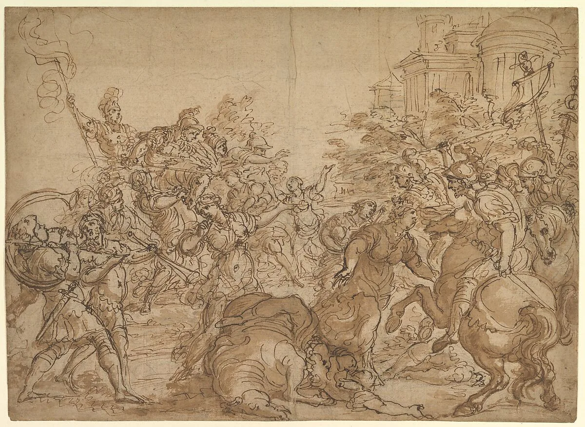 The Sabine Women Pleading for Peace. — Giovanni Battista Foggini