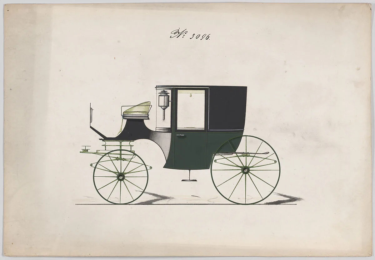 Design for Coupé, no. 3096 — Brewster & Co.